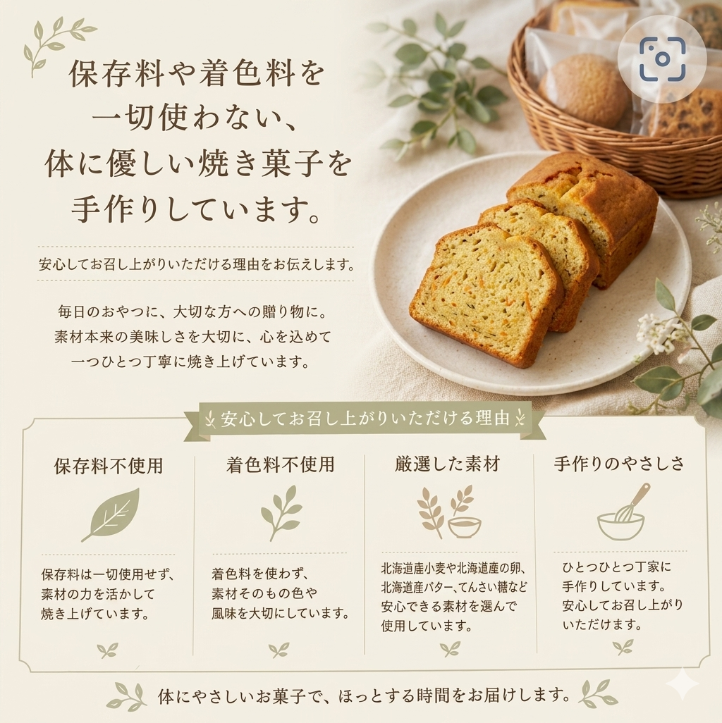 2. 無添加へのこだわり
