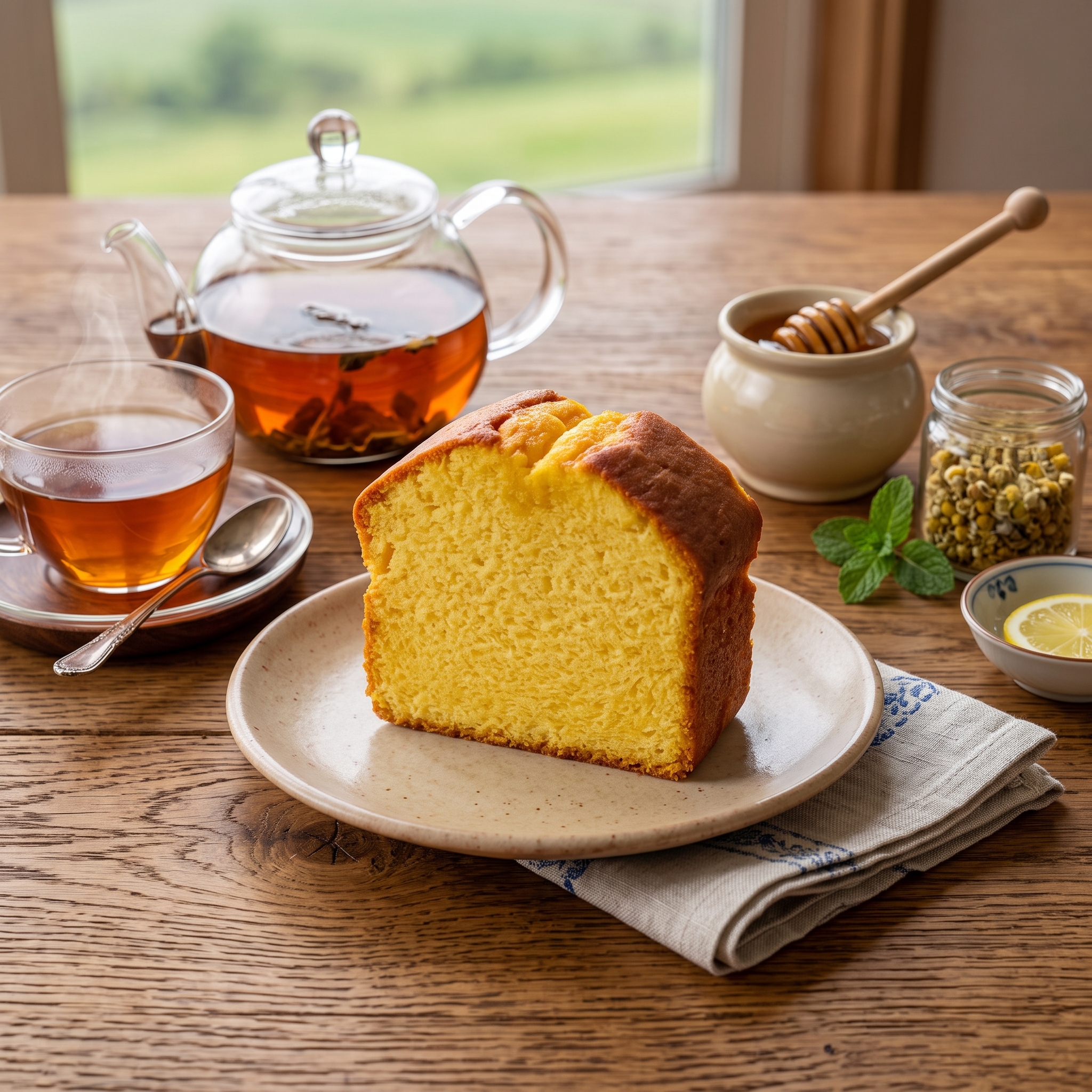 しっとりハーモニー！パウンドケーキの食感